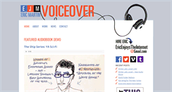 Desktop Screenshot of ericmartinvoiceover.com